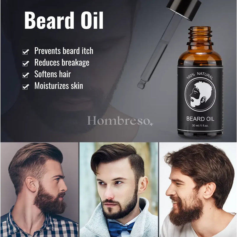 Men's Beard Oil | Hydration and Shine for Dry and Frizzy Beards
