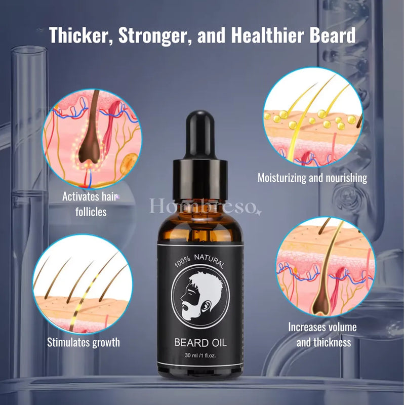 Men's Beard Oil | Hydration and Shine for Dry and Frizzy Beards