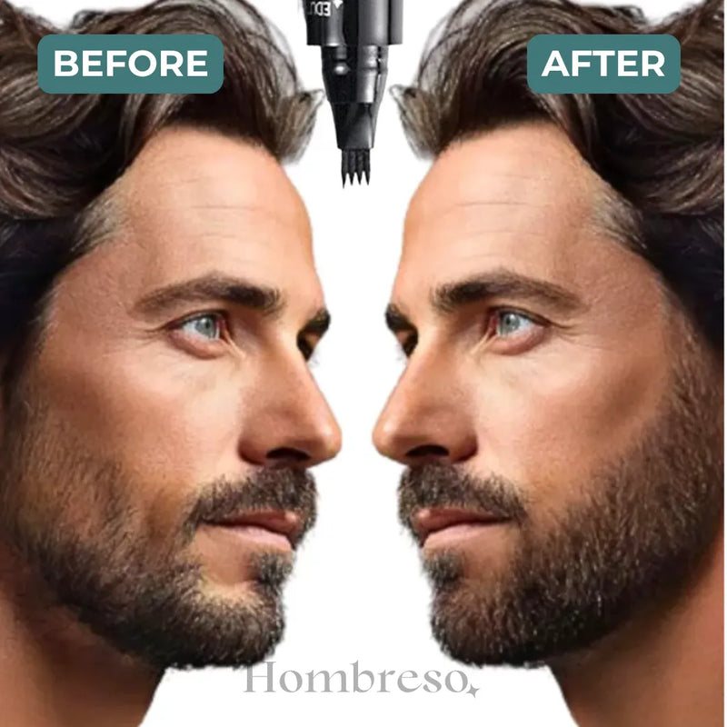 Beard Filler Pen Kit with Brush | Perfect Definition and Alignment