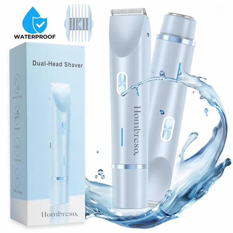 2-in-1 Waterproof Body and Facial Hair Remover