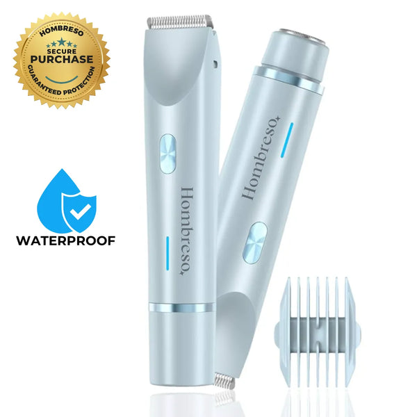 2-in-1 Waterproof Body and Facial Hair Remover